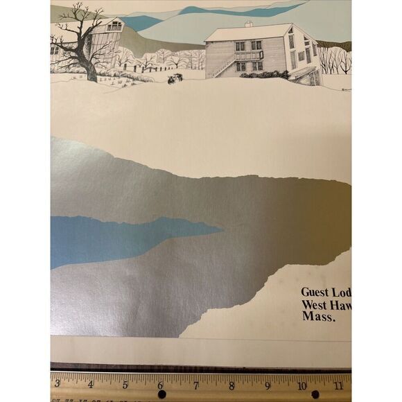 Vintage Framed Stump Sprouts Stumpsprouts Ski Touring Guest Lodge Massachusetts - Picture 3 of 10